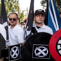White supremacist marchers