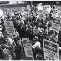 Protesters at the March on Washington