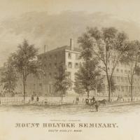 illustration of Mount Holyoke Female Seminary