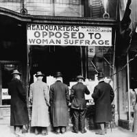 woman suffrage National Association Opposed to Woman Suffrage Headquarters, Circa 1911 center