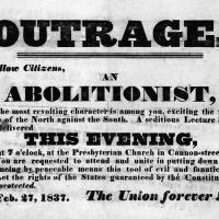 1837 anti-abolitionist handbill