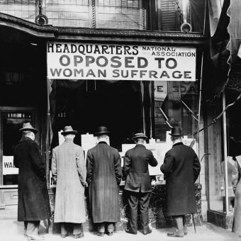woman suffrage National Association Opposed to Woman Suffrage Headquarters, Circa 1911 center