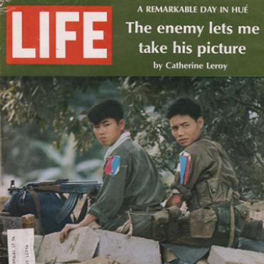 Life magazine cover from Vietnam