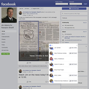 Facebook Page Sparks Free Speech Lawsuit Teaser