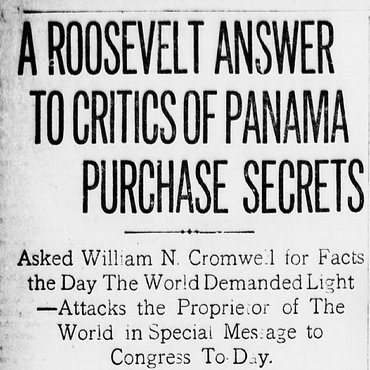 Roosevelt Attacks Media in Letter to Congress, 1908 teaser