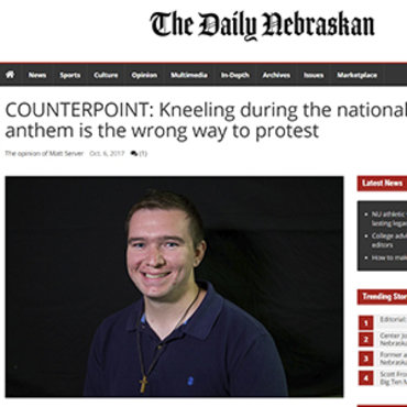 Student Column: Kneeling Is Wrong Action, 2017 teaser