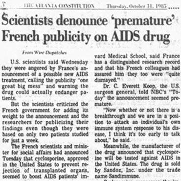 Story Reports on Soviet Theories About AIDS, 1985 teaser