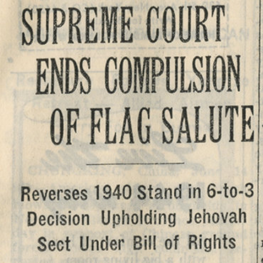 Supreme Court Ends Forced Flag Salute, 1943 (1 of 2) Teaser