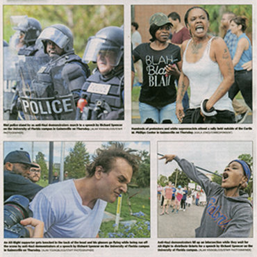 White Supremacist Draws Protests at UF, 2017 (2 of 3) teaser