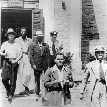 Men Arrested for Using Virginia Segregated Library, 1939