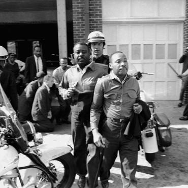 King Jailed in Birmingham, Ala., 1963