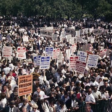 Photograph of 1963 March on Washington