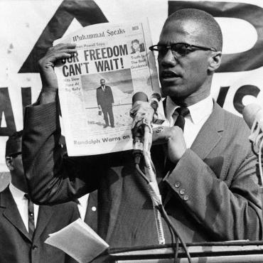 Malcolm X Rallies for Black Unity, 1963