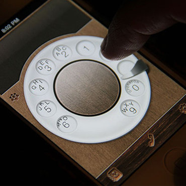 Smartphone with rotary app