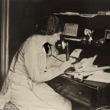 Suffragist Alice Paul, 1913