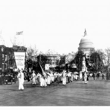 Woman Suffrage Procession in Washington, D.C., 1913
