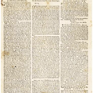 News Reports of the Revolutionary War from 1776