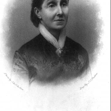 Engraving of Virginia Minor, Suffragist