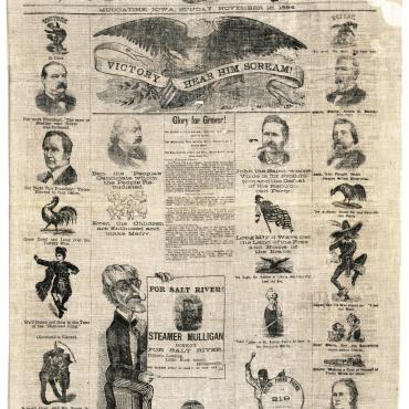 Newspaper Mocks Belva Lockwood's Election Defeat, Nov. 16, 1884
