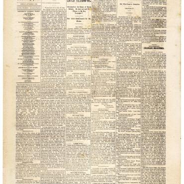 Newspaper Coverage of Belva Lockwood's Campaign for Presidency, Oct. 3, 1884