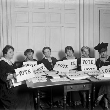 Members of League of Women Voters, September 1924
