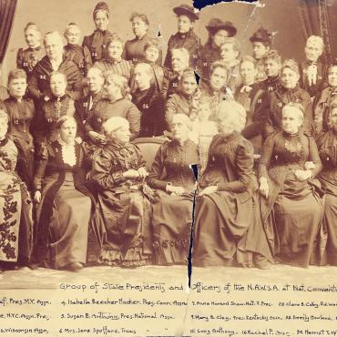 National American Woman Suffrage Association Leaders, 1892