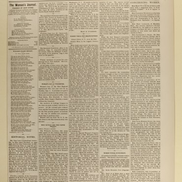 Newspaper Coverage of Failed N.Y. Women's Suffrage Petition, 1894