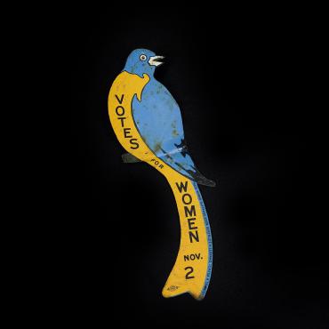 Pro-Suffrage Window Hanger, 1915
