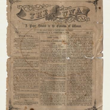 The first issue of The Una