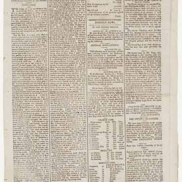 Rep. Matthew Lyon's Account of His Trial