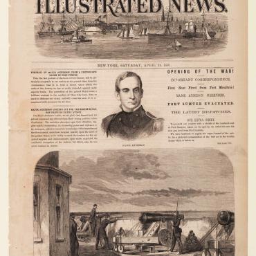 Newspaper Article Recounts Ft. Sumter, 1861