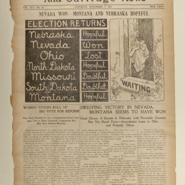 The ‘Woman’s Journal’ Reports on State Referendums, Nov. 7, 1914 (1)