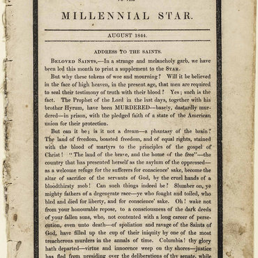 Newspaper Decries Murder of Mormon Leader (1 of 3)