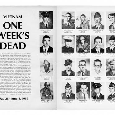 'Life' Magazine Memorializes 'One Week's Dead' in Vietnam