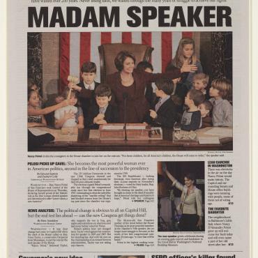 Nancy Pelosi Is First Female Speaker of House