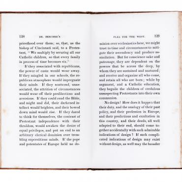 Lyman Beecher Describes 'Dangers' of Catholic Schools (2 of 2)